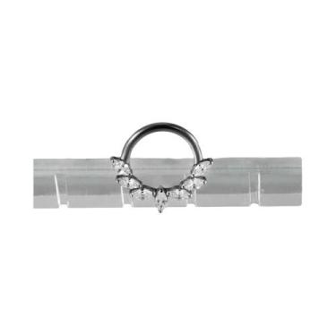 Imagem de Anel De Titânio 16G Para Septo Com Zircônia, Brincos Para Daith E Héli