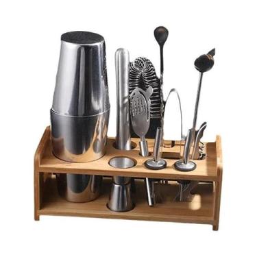 Imagem de Conjunto De Coqueteleira Boston Em Aço Inoxidável Profissional Para Ba
