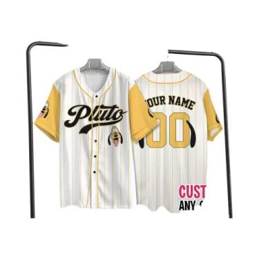 Imagem de Camisa De Beisebol Retro Personalizada Disney Mickey E Amigos Para Cri