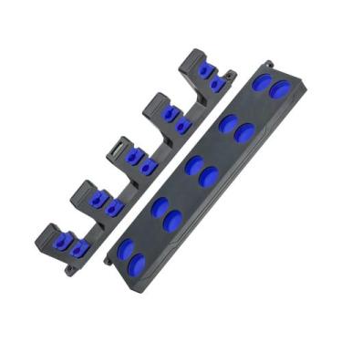Imagem de Suporte Vertical De Parede Para 10 Varas De Pesca Em 4 Cores - Armazen