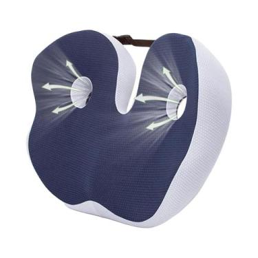 Imagem de Almofada De Espuma Viscoelástica Para Cadeira De Escritório: Alívio Da