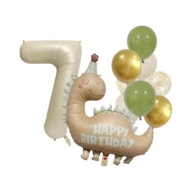 Imagem de Conjunto De Balões De Alumínio Retro Matte Na Cor Caramelo Para Decora