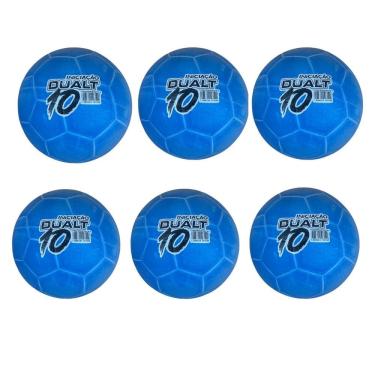 Imagem de Kit 06 Bola De Iniciação Queimada Dualt  N10 Esportiva Infantil