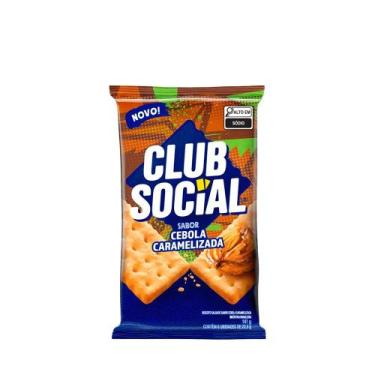 Imagem de Biscoito Cebola Caramelizada Club Social - 141g
