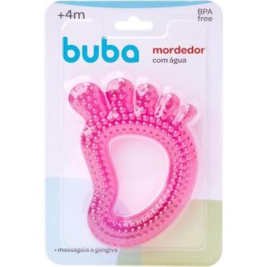 Imagem de Mordedor Buba Com Agua Pezinho Rosa