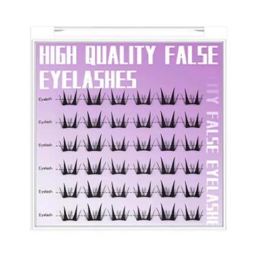 Imagem de Cílios Postiços Naturais Em Tufos 7-13mm Para Cosplay, Compras, Encont