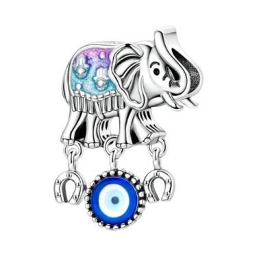 Imagem de Berloques De Prata 925 Olho Do Diabo Para Pulseiras Qikaola - Joias DI