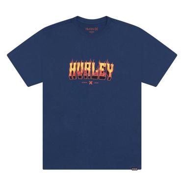 Imagem de Camiseta Hurley Flame Oversize SM26 Masculina-Masculino
