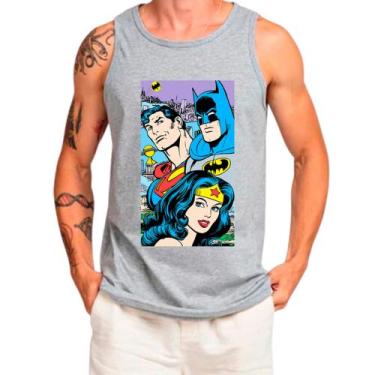 Imagem de Camiseta batman super herói camisa regata masculina lançamento 01 - DE