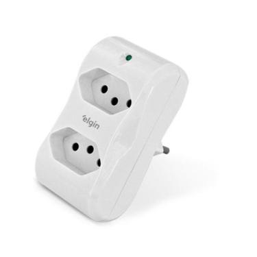 Imagem de Protetor Surto (DPS) 2P+T 10A 2 TOM Bivolt - ELGIN