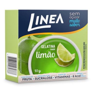Imagem de Linea Gelatina em Pó Sabor Limão 10g