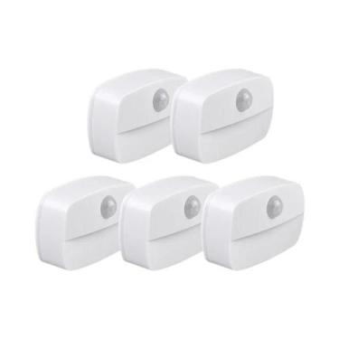 Imagem de Lâmpada Noturna Mini LED Com Sensor De Movimento, Alimentada Por Bater
