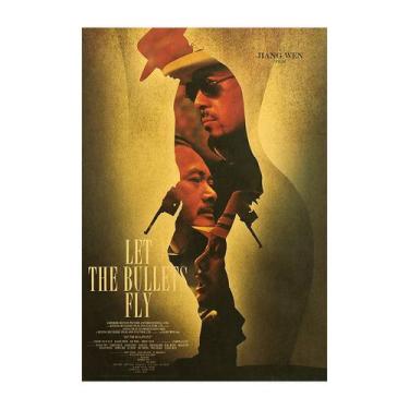 Imagem de Impressão de pôster: filme Let the Bullets Fly, 50,5 x 35 cm, sem mold