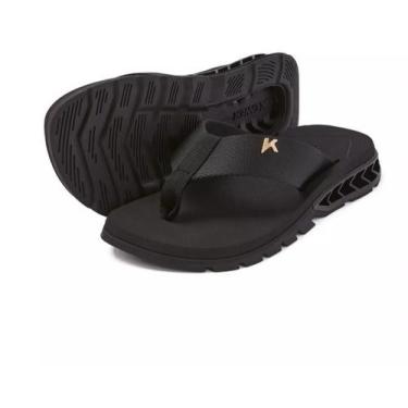 Imagem de chinelo masculino adulto rakka - Kenner, Preto, 39
