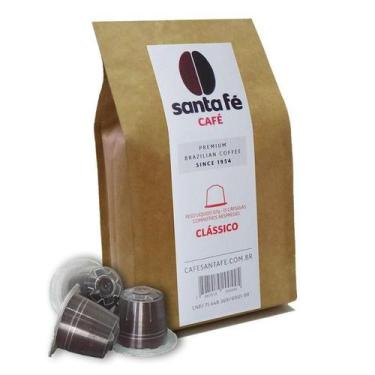 Imagem de  Cápsulas Santa Fé Clássico Compatível Nespresso 15 Unidades