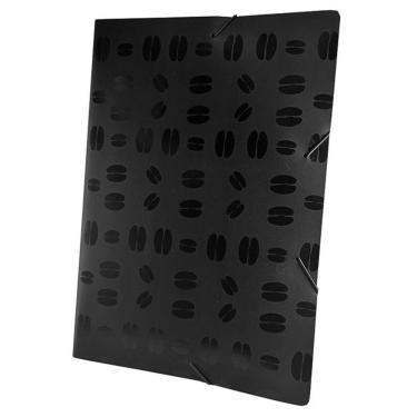 Imagem de Pasta Aba Elástico Aromas A4 31 X 22cm Dello Café