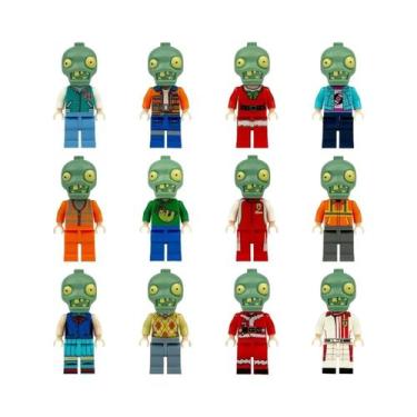 Imagem de Brinquedos De Blocos De Montar Em Forma De Bonecos Humanoides Miniatur