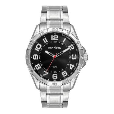 Imagem de Relogio Mondaine Masculino Ref: 33027g0mvne2 Esportivo Prateado