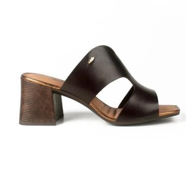 Imagem de Tamanco Casual Estiloso Feminino Dakota Y9191, Marrom, 35