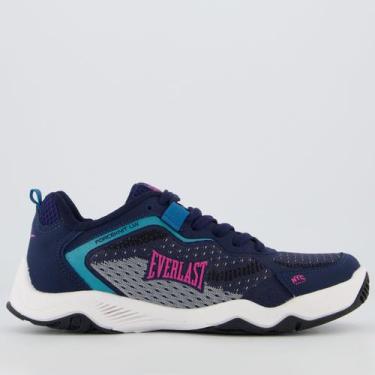 Imagem de Tênis Everlast Forceknit Low Feminino Marinho e Rosa, 36