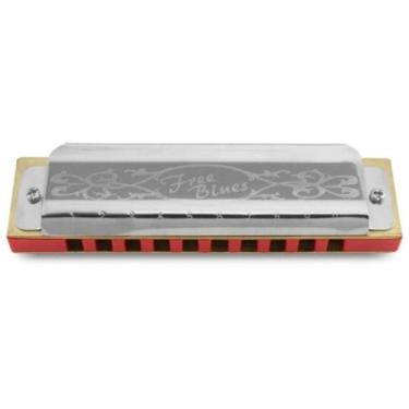 Imagem de Gaita Hering Diatônica Em Mí (e) 20 Vozes Free Blues