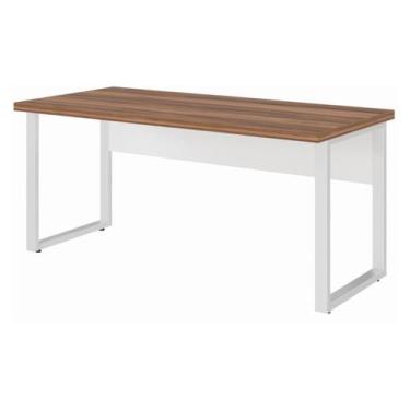 Imagem de Mesa Escritório PÉ QUADRO 1,70x0,70m -S/ Gavetas - NOGAL SEVILHA / BRA