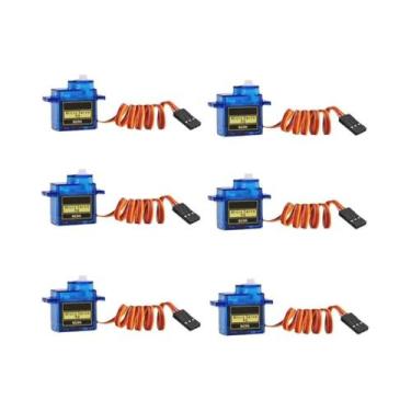Imagem de Micro Servo SG90 9G 6/10PCS Para Robótica, Avião RC, Helicóptero, Mini