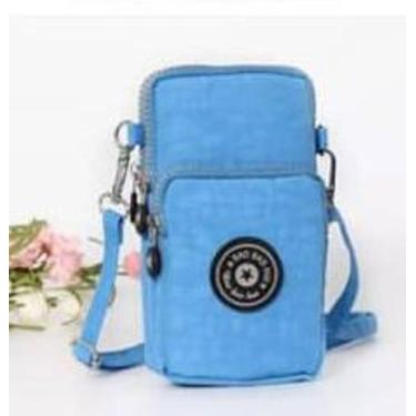 Imagem de Bolsa Feminina Transversal Pequena Carteira Porta Celular Smartphone -