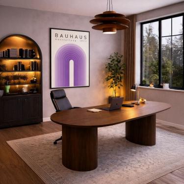 Imagem de Quadro Canvas Purple Rainbow 60x40cm Mold Preta