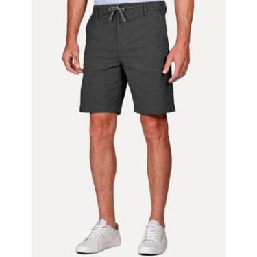 Imagem de Bermuda Aramis Masculina Chino Cotton Sarja Cadarço Preto Mescla-Masculino