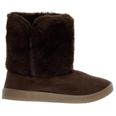 Imagem de Bota Ugg Cano Curto Infantil Menina Maria Emília Blackboar Marrom-Feminino