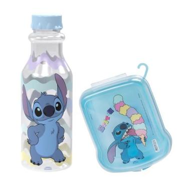 Imagem de Kit Lanche Infantil Garrafinha De Água E Sanduicheira Escola - - PLASU