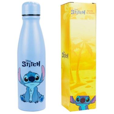 Imagem de Garrafa Alumínio Azul Stitch 600ml - Disney-Unissex