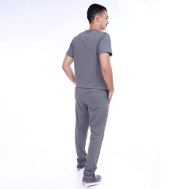 Imagem de Conjunto Scrub Pijama Cirurgico Palermo Chumbo Masculino - Rachele, G