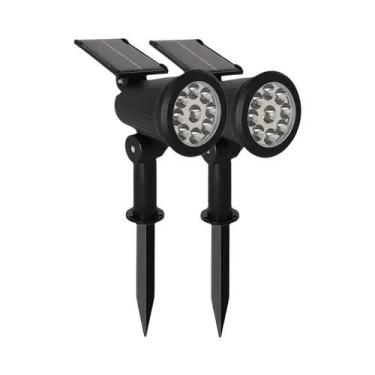 Imagem de Refletores Solares Ajustáveis Com 9 LEDs, À Prova D'água IP65 Para Jar