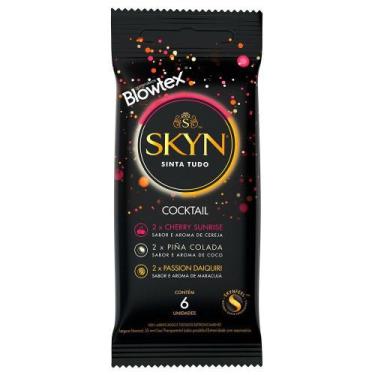 Imagem de Preservativo Skyn Cocktail Extra Fino Sem Látex 6 Camisinhas