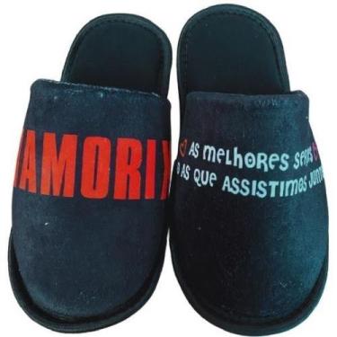 Imagem de Pantufa Chinelo Casal Apaixonado Namorix Fantasia Frio Filme - cotton 