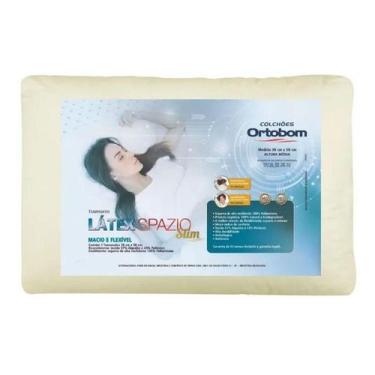 Imagem de Travesseiro Látex Spazio Slim 38x58 - Ortobom