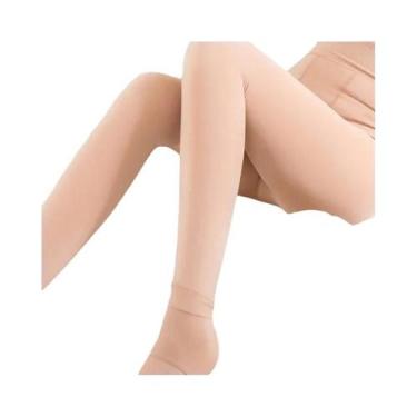 Imagem de Leggings De Veludo Femininas De Cintura Alta, Quentes, Elásticas E Gro