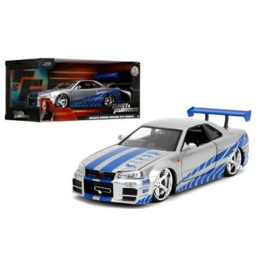 Imagem de Velozes e Furiosos Brian 2002 Nissan Skyline R34 1:24 (Jada)