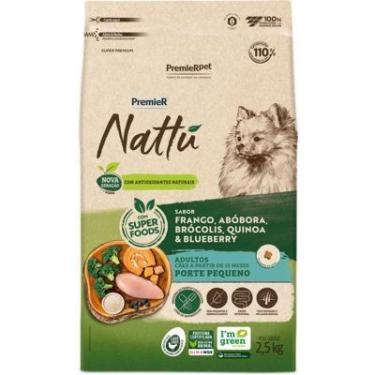 Imagem de Ração Seca Premier Nattú para cães adultos de pequeno porte sabor fran