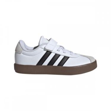Imagem de Tenis Adidas Vl Court 30 El C ID9155 Kids Infantil, Branco, 27
