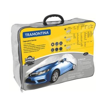 Imagem de Capa Impermeável Proteção Carros Tramontina Tamanho G Carros até 5,2M 