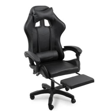 Imagem de Cadeira Gamer Stillus, Ergonômica Com Apoio Para Os Pés - Preta