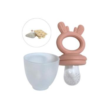 Imagem de Kit alimentador porta frutinha e forminha de silicone 6m+ primu -, ROS
