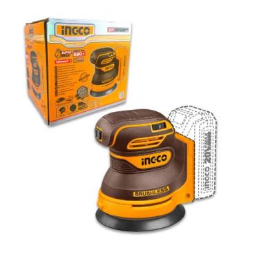 Imagem de Lixadeira Roto Orbital Ingco 20V 125Mm Brushless Velocidade Variável