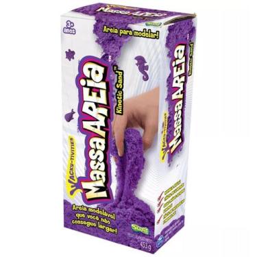 Imagem de Massa Areia Roxo 453g Areia Para Modelar Kinetic Sand SUNNY 1093