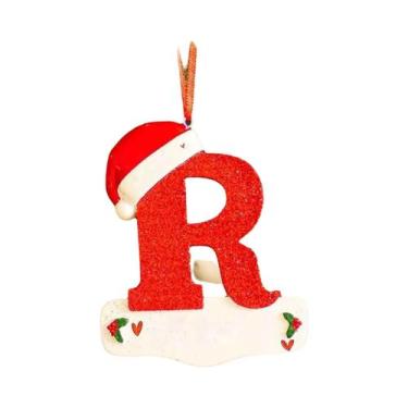 Imagem de Decoração De Árvore De Natal Com 26 Letras Em Acrílico DIY, Ornamento 