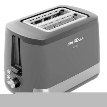 Imagem de Torradeira BTR06A 7 Níveis Funções Reaquecer e Descongelar Preto Britânia 110V