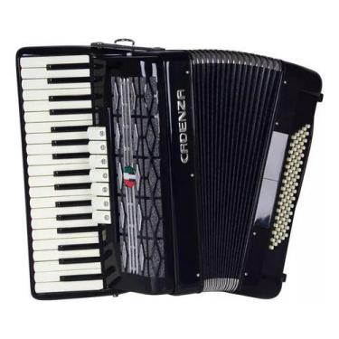 Imagem de Acordeon Cadenza 80 Baixos Cd80/37 Preto C/bag Preto - SONOTEC Eletrôn